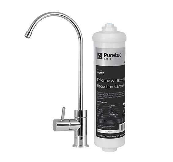 Puretec IL-UB Inline Undersink Water Filter System With OT250 faucet Puretec IL-UB Inline Undersink Water Filter System With OT250 faucet